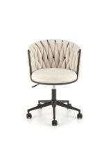 Fotel gabinetowy TALON 55 cm beżowy do biura i gabinetu - obrazek 4