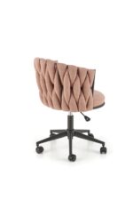 Fotel gabinetowy TALON 55 cm różowy do biura i gabinetu - obrazek 2