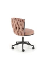 Fotel gabinetowy TALON 55 cm różowy do biura i gabinetu - obrazek 3
