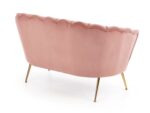 Fotel wypoczynkowy AMORINITO XL 127 cm różowy velvet do salonu - obrazek 4