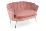 Fotel wypoczynkowy AMORINITO XL 127 cm różowy velvet do salonu - obrazek 6