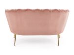 Fotel wypoczynkowy AMORINITO XL 127 cm różowy velvet do salonu - obrazek 7