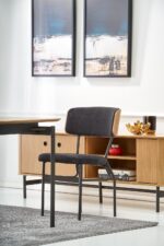 Stół rozkładany SMART 100x170 - 250 cm dąb naturalny / czarny do jadalni - obrazek 18