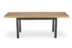 Stół rozkładany TIAGO 80x140 - 220 cm dąb craft / czarny do jadalni - obrazek 11