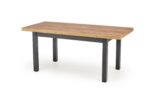 Stół rozkładany TIAGO 80x140 - 220 cm dąb craft / czarny do jadalni - obrazek 16