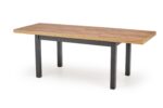 Stół rozkładany TIAGO 80x140 - 220 cm dąb craft / czarny do jadalni - obrazek 18