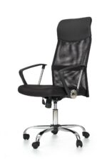 Fotel pracowniczy VIRE 61 cm czarny do biura i gabinetu - obrazek 6