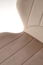 Krzesło K538 tapicerowane velvet beżowy do jadalni - obrazek 8