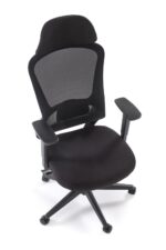 Fotel gabinetowy SONAR 65 cm czarny do biura i gabinetu - obrazek 7