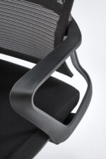 Fotel gabinetowy VESUVIO 59 cm czarny do biura i gabinetu - obrazek 8
