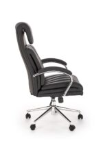 Fotel gabinetowy ROMANO 65 cm czarny do biura i gabinetu - obrazek 3
