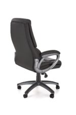 Fotel gabinetowy STEVEN 65 cm popielaty / czarny do biura i gabinetu - obrazek 2
