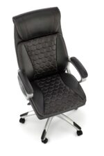 Fotel gabinetowy THOMAS 62 cm czarny do biura i gabinetu - obrazek 6