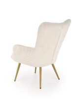 Fotel wypoczynkowy AMARO 70 cm kremowy do salonu - obrazek 2
