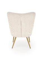 Fotel wypoczynkowy AMARO 70 cm kremowy do salonu - obrazek 6