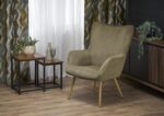Fotel wypoczynkowy AMARO 70 cm oliwkowy do salonu - obrazek 8