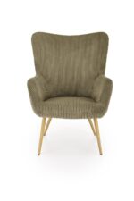 Fotel wypoczynkowy AMARO 70 cm oliwkowy do salonu - obrazek 5