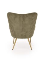 Fotel wypoczynkowy AMARO 70 cm oliwkowy do salonu - obrazek 6