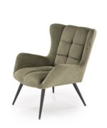 Fotel wypoczynkowy BYRON 75 cm oliwkowy do salonu - obrazek 3
