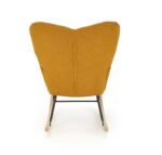 Fotel bujany VASCO 70 cm musztardowy do salonu - obrazek 6