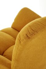 Fotel bujany VASCO 70 cm musztardowy do salonu - obrazek 11