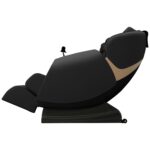 Fotel masujący SOLARIA z masażem 72 cm czarny eco skóra do wnętrza - obrazek 2