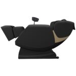 Fotel masujący SOLARIA z masażem 72 cm czarny eco skóra do wnętrza - obrazek 4