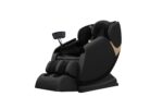 Fotel masujący SOLARIA z masażem 72 cm czarny eco skóra do wnętrza - obrazek 6