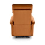 Fotel rozkładany SEMIR z USB 80 cm cynamonowy velvet do salonu - obrazek 7