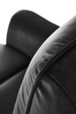 Fotel rozkładany SEMIR z USB 80 cm czarny velvet do salonu - obrazek 11