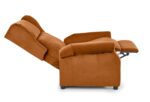 Fotel rozkładany AGUSTIN 2 75 cm cynamonowy velvet BLUVEL z funkcją relax - obrazek 2