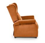 Fotel rozkładany AGUSTIN 2 75 cm cynamonowy velvet BLUVEL z funkcją relax - obrazek 7