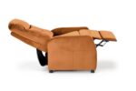Fotel rozkładany FELIPE 2 64 cm cynamonowy velvet z funkcją relax do salonu - obrazek 4