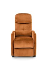 Fotel rozkładany FELIPE 2 64 cm cynamonowy velvet z funkcją relax do salonu - obrazek 8