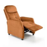 Fotel rozkładany FELIPE 2 64 cm cynamonowy velvet z funkcją relax do salonu - obrazek 6