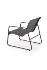 Zestaw ogrodowy CONOR popielaty sofa 2 fotele ława - obrazek 4