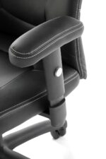Fotel gabinetowy STILO 66 cm czarny do biura i gabinetu - obrazek 8