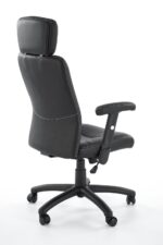 Fotel gabinetowy STILO 66 cm czarny do biura i gabinetu - obrazek 2