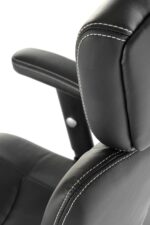 Fotel gabinetowy STILO 66 cm czarny do biura i gabinetu - obrazek 10