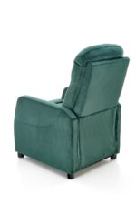 Fotel rozkładany FELIPE 2 64 cm zielony velvet z funkcją relax do salonu - obrazek 6