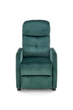 Fotel rozkładany FELIPE 2 64 cm zielony velvet z funkcją relax do salonu - obrazek 11
