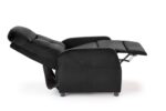 Fotel rozkładany FELIPE 2 64 cm czarny velvet z funkcją relax do salonu - obrazek 11