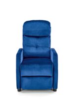 Fotel rozkładany FELIPE 2 64 cm granatowy velvet z funkcją relax do salonu - obrazek 10