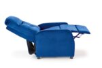 Fotel rozkładany FELIPE 2 64 cm granatowy velvet z funkcją relax do salonu - obrazek 11