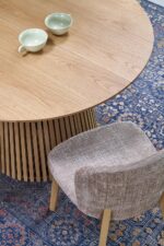 Stół rozkładany FARGO 120x120 - 210 cm naturalny MDF do jadalni - obrazek 6