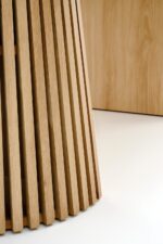 Stół rozkładany FARGO 120x120 - 210 cm naturalny MDF do jadalni - obrazek 9