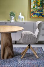Stół rozkładany FARGO 120x120 - 210 cm naturalny MDF do jadalni - obrazek 8