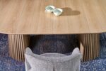 Stół rozkładany FARGO 120x120 - 210 cm naturalny MDF do jadalni - obrazek 3