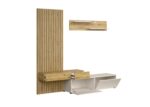 Szafka RTV CAMINO zestaw 210 cm dąb artisan / kaszmir do salonu - obrazek 4
