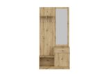 Zestaw do przedpokoju PERGO 90 cm dąb artisan do przedpokoju - obrazek 6